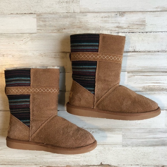 Minnetonka Fairmont Boots - Sheepskin Lined Size 6 - Picture 4 of 7